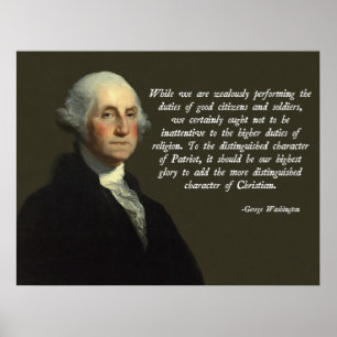 George Washington Christelijk Poster