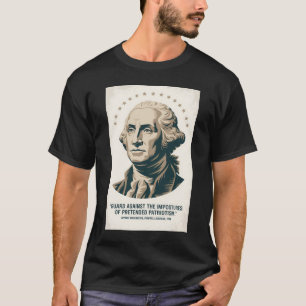George Washington citaat Amerikaanse president kun T-shirt