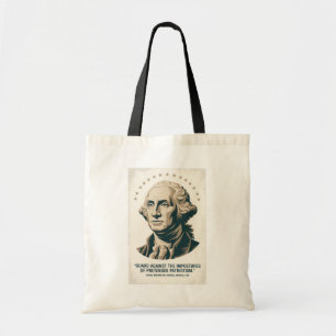 George Washington citaat Amerikaanse president kun Tote Bag