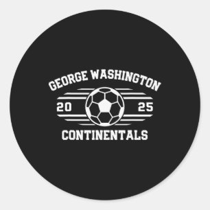 George Washington Continentals Voetbalwet 2025 Ronde Sticker