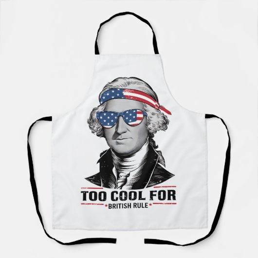 George Washington Cool met Britse heerschappij 4 j Schort (Voorkant)