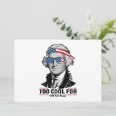 George Washington Cool voor Britse heerschappij 4  Kaart (Staand voorkant)