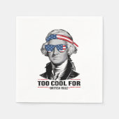 George Washington Cool voor Britse heerschappij 4  Servet (Voorkant)