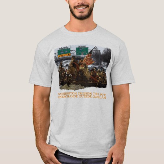 George Washington Crossing I-490 Cleveland T-shirt (Voorkant)