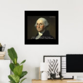 George Washington "Daden Niet Woorden" Posters (Thuiskantoor)