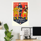 George Washington "De geest leeft nog steeds" Poster (Thuiskantoor)