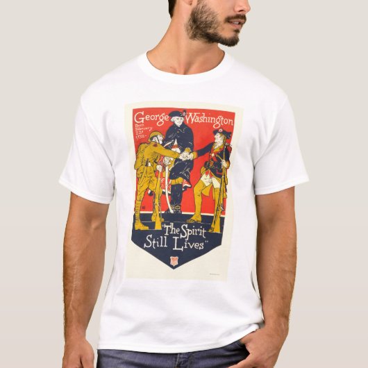 George Washington "De geest leeft nog steeds" T-shirt (Voorkant)