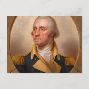 George Washington, de standaard Nationale Waardigh Briefkaart