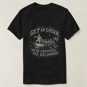 George Washington Delaware Meme Parodie Kunst T-shirt