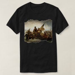 George Washington Delaware Rivier Revolutieoorlog T-shirt