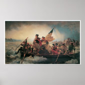 George Washington die de Delaware passeert Poster (Voorkant)