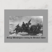 George Washington door de Delaware Briefkaart (Voorkant)