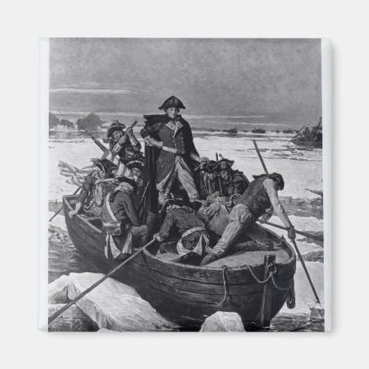 George Washington door de Delaware Magneet (Voorkant)