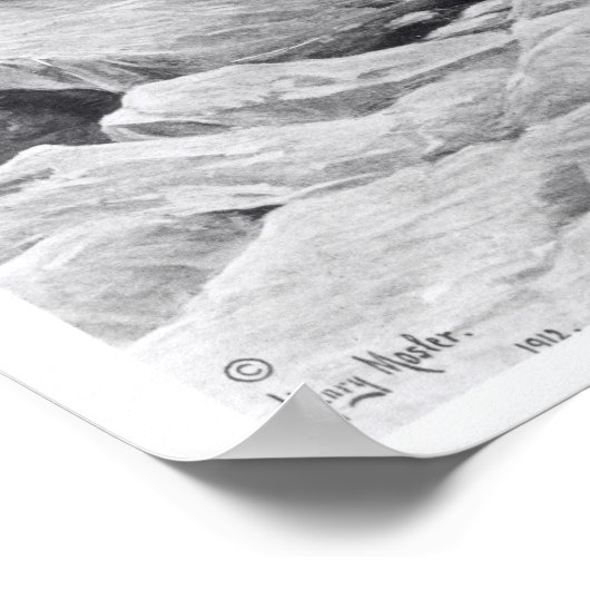 George Washington door de Delaware Poster (Hoek)