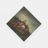 George Washington door de Delaware Servet (Hoek)