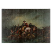 George Washington door de Delaware Snijplank (Voorkant)