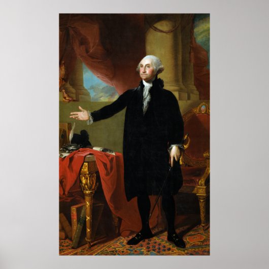George Washington door Gilbert Stuart Poster (Voorkant)