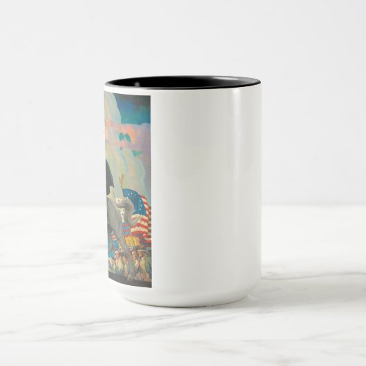 George Washington door Newell Convers Wyeth Mok (Midden)