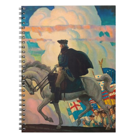 George Washington door Newell Convers Wyeth Notitieboek (Voorkant)