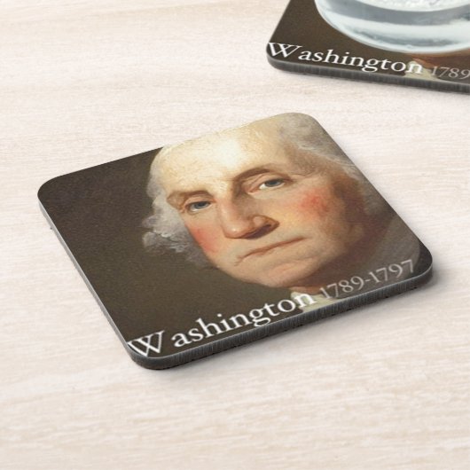George Washington Drankjes Onderzetter (Linkerzijde)