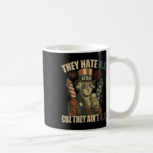 George-Washington Drink Funny Ze Haten Cuz Aint U Koffiemok