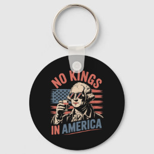George Washington Drink grappige no kings amerika Sleutelhanger