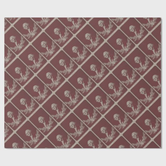 George Washington Eagle Stars Stripes USA Portret Cadeaupapier (Vlak)