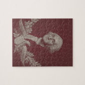 George Washington Eagle Stars Stripes USA Portret Legpuzzel (Horizontaal)