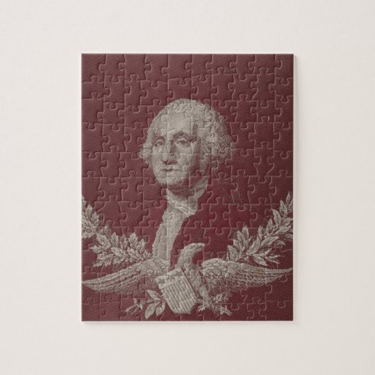 George Washington Eagle Stars Stripes USA Portret Legpuzzel (Verticaal)