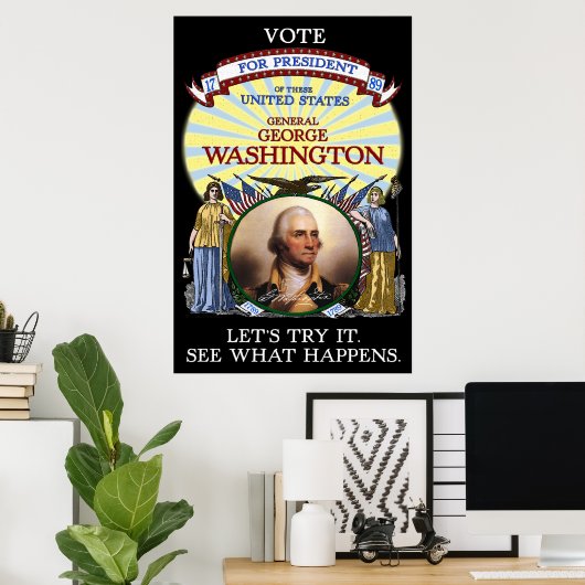 George Washington Election 1789 Poster (Thuiskantoor)