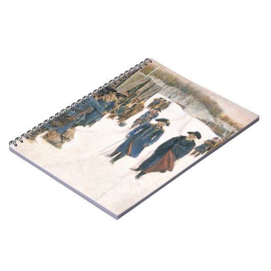 George Washington en Baron von Steuben Notitieboek (Linkerzijde)