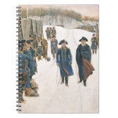 George Washington en Baron von Steuben Notitieboek (Voorkant)