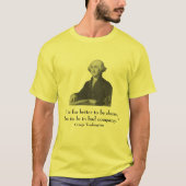 George Washington en citaat T-shirt (Voorkant)