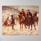 George Washington en Lafayette in Valley Forge Poster (Voorkant)