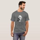 George Washington en Quote T-shirt (Voorkant volledig)