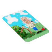 George Washington en zijn Cherry Tree Magneet (Rechterzijde)