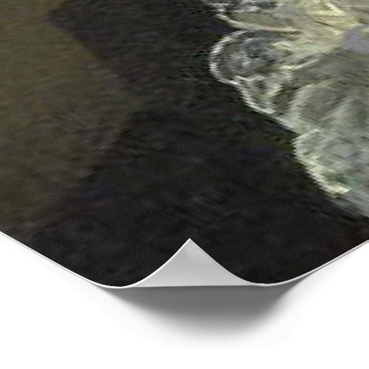 George Washington en zijn Foxhound Poster (Hoek)