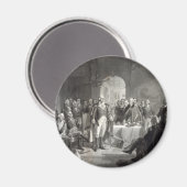George Washington en zijn generaals magneet (Voorkant / Achterkant)