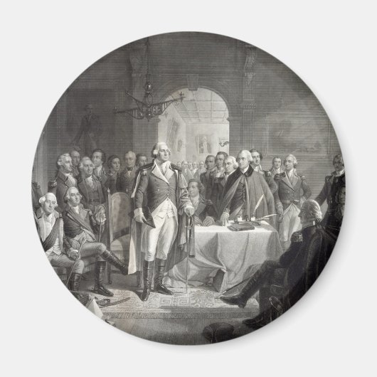 George Washington en zijn generaals magneet (Voorkant)