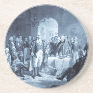 George Washington en zijn generaals onderzetter
