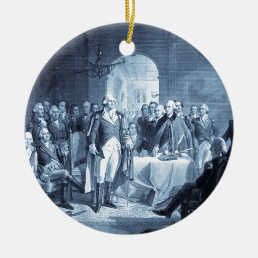 George Washington en zijn generaals ornament (Voorkant)