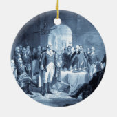 George Washington en zijn generaals ornament (Achterkant)