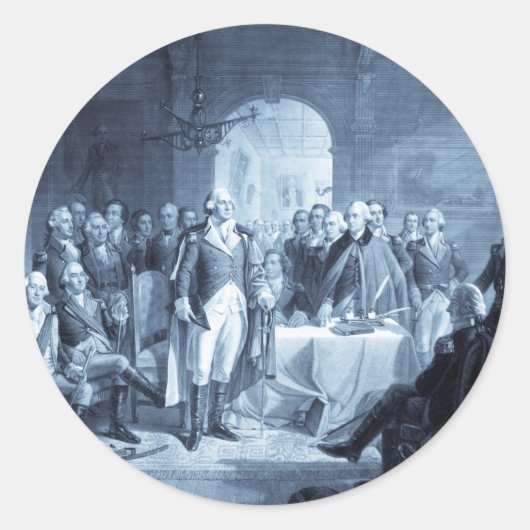 George Washington en zijn generaals stickers (Voorkant)