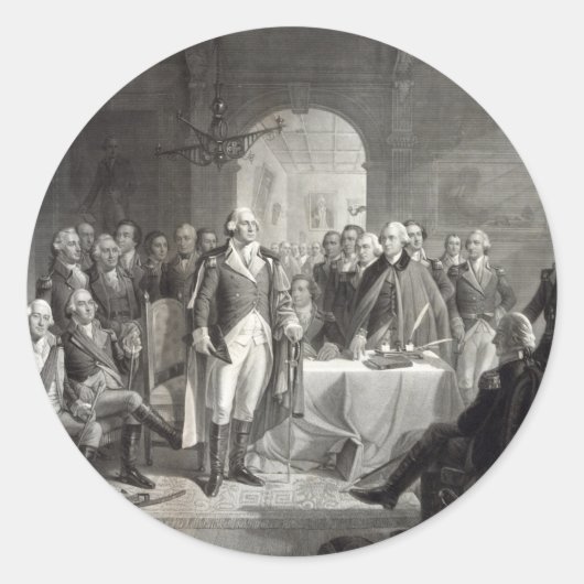 George Washington en zijn generaals stickers (Voorkant)