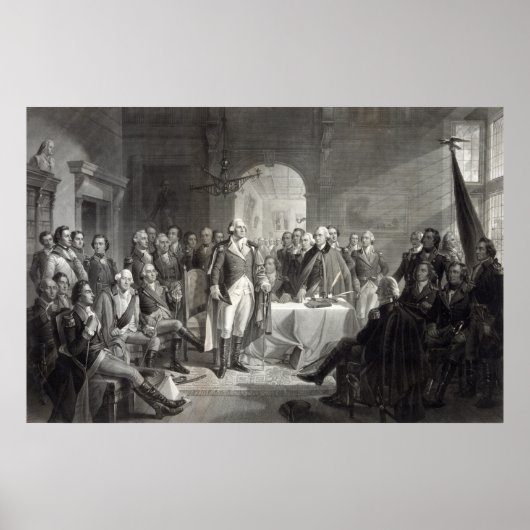 George Washington en zijn Generals poster/print Poster (Voorkant)