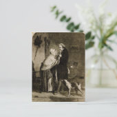 George Washington en zijn moeder Briefkaart (Staand voorkant)