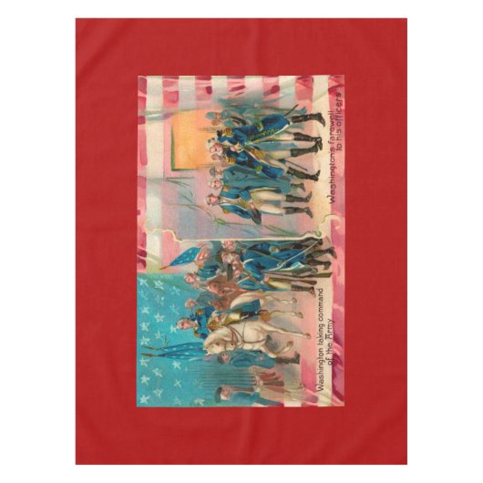 George Washington en zijn troepen Tafelkleed (Voorkant)