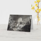 George Washington en Zijn wenskaart van Generaals Kaart (Gele Bloem)