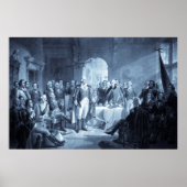 George Washington en Z'n Generals print (Voorkant)