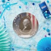 George Washington - Faith Papieren Bordje (Feest)